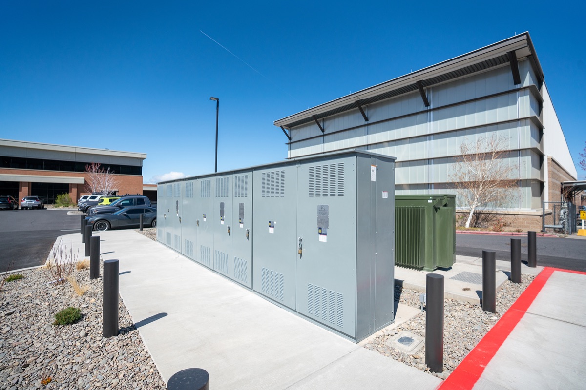 Industrial switchgear installation