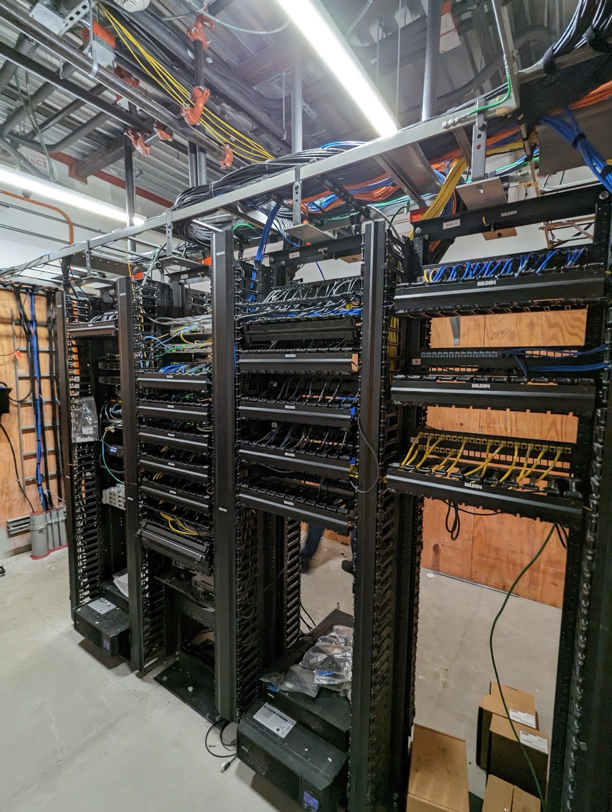 Server room and data infrastructure
